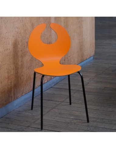 CHAISE L'ENTHOUSIASTE, orange En savoir plus