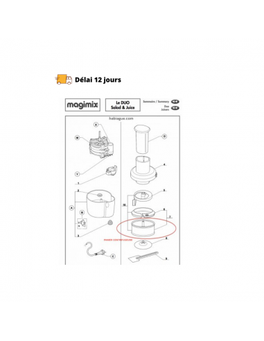 Panier centrifugeuse Duo salad&juice Magimix Les êtres humains sont 