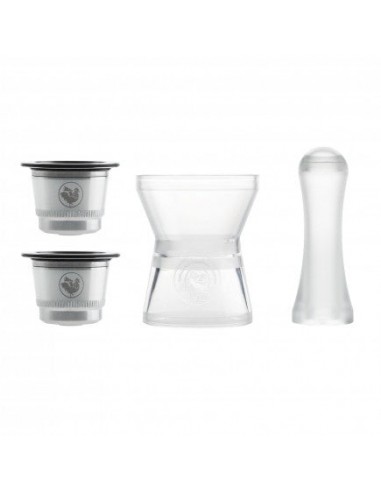 Kit 2 Capsules de café réutilisable inox Nespresso de France