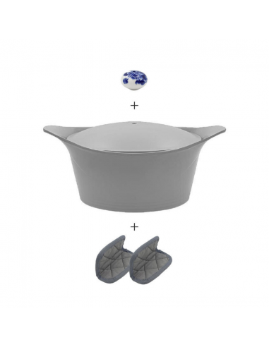 L'incroyable cocotte grise 28cm vous aussi creer 