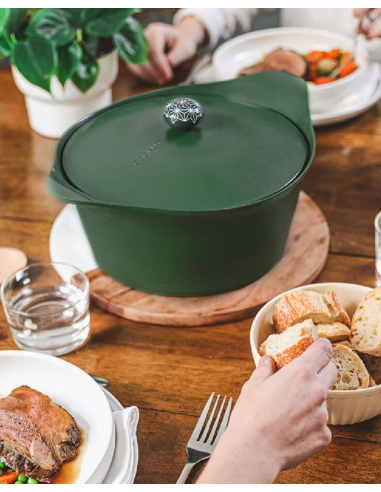 L'incroyable cocotte verte 24cm français