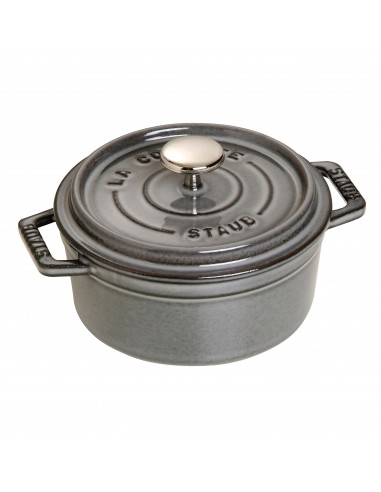 Cocotte ronde gris graphite en stock