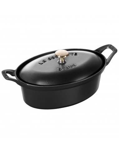 Staub Ligne Vintage La Coquette 12 cm, Ronde, Noir - Staub solde