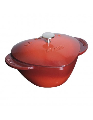 Cocotte 20 cm, Cœur cerise, Fonte - Staub Comparez plus de prix