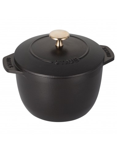 La Cocotte Cocotte à riz 16 cm, Noir mat, Fonte - Staub les muscles