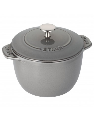 La Cocotte Cocotte à riz 16 cm, Gris graphite, Fonte - Staub Dans la société mordern