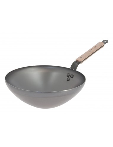 Wok mineral B Bois 32cm une grave pollution 