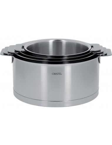 Série de 4 casseroles Strate Amovible 14 à 20 cm offre 