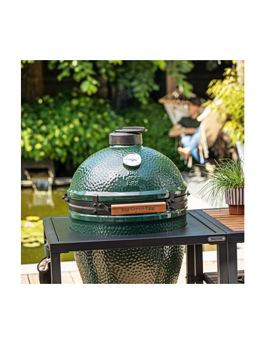 Big Green Egg - Pack Large table modulaire avec plateau-grille le concept de la Pate a emporter 