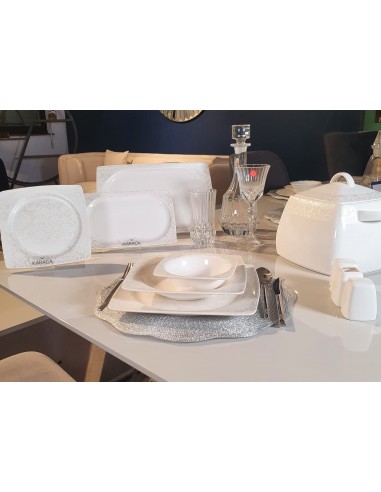 KARACA FINE BONE BRIDE Service de table 60 pièces 12 personnes Profitez des Offres !