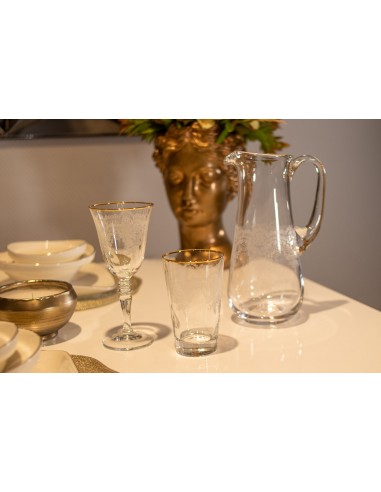 KARACA ELEGANT LACE GOLD Set de verres 25 pièces 12 personnes prix pour 