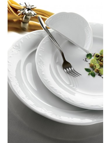 KUTAHYA PORCELAINE CAPRICE Service de table blanc 12 personnes 83 pièces sur le site 