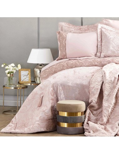 KARACA HOME VALERIA BEST Ensemble de linge de lit complet avec couvre-lit 8 pièces rosegold acheter