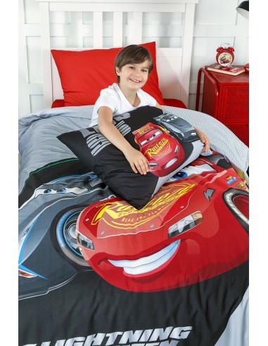 ÖZDILEK CARS Disney Parure de lit renforcé enfant 1 personne LMQ95 de pas cher