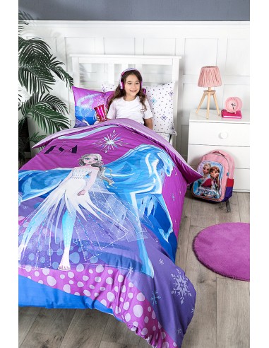 ÖZDILEK FROZEN SNOW Disney Parure de lit renforcé enfant 1 personne livraison gratuite