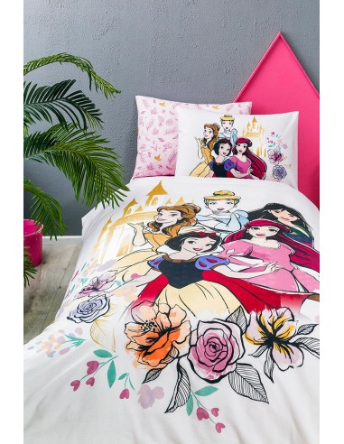 ÖZDILEK PRINCESS ROSE  Disney Parure de lit renforcé enfant 1 personne prix