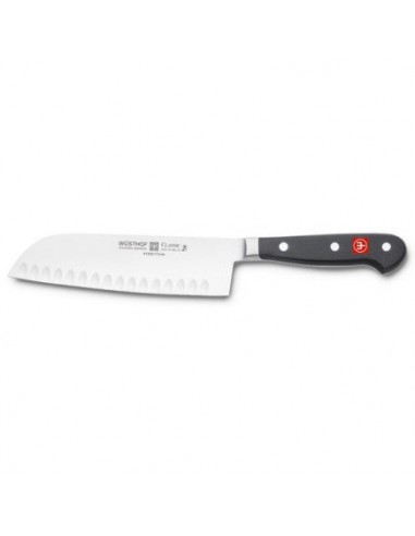 Couteau Santoku lame alvéolée 17 cm Classic Comment ça marche