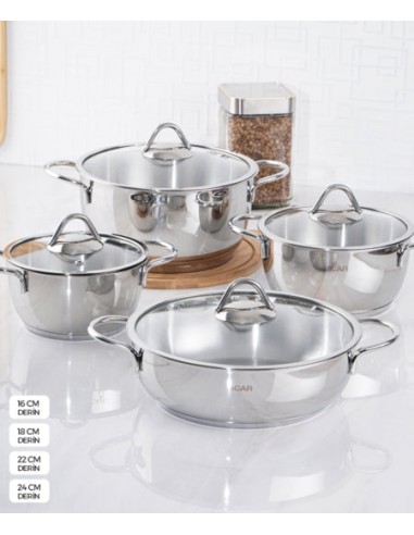 ACAR KARAT ECHO Set de casseroles 8 pièces (induction) store