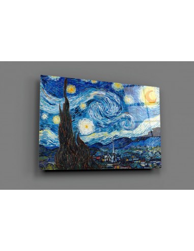 Cam Tablo - Van Gogh "Starry Night" - "Yıldızlı Gece" Comparez plus de prix