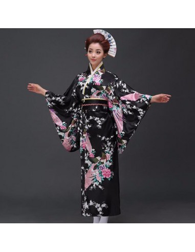 Kimono Femme Japonais brillant des détails fins